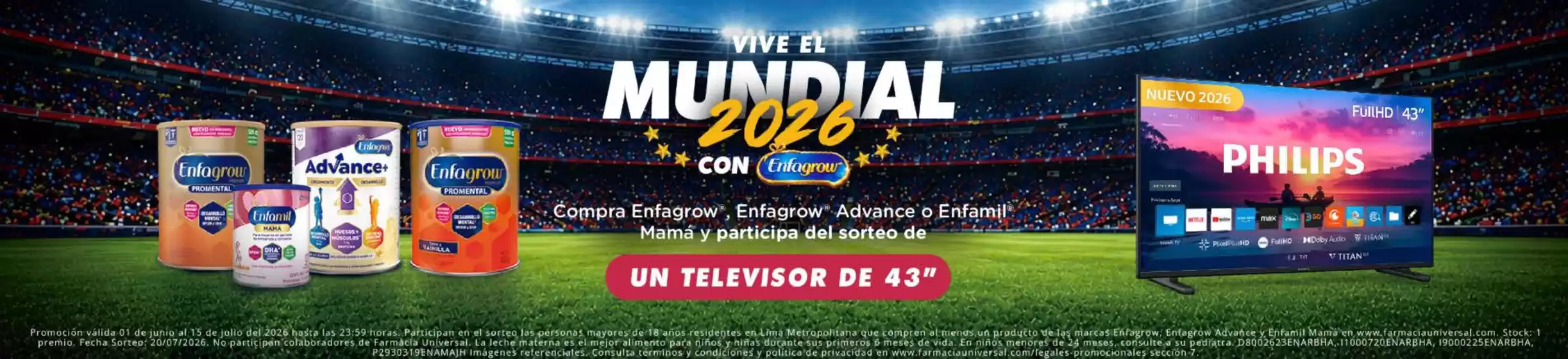 Catálogo Farmacia Universal | Vive el mundial 2026 | 2026-06-11T00:00:00.000Z - 2026-07-15T00:00:00.000Z