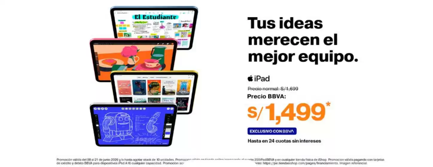 Catálogo iShop | Tus ideas merecen el mejor equipo  | 2026-06-11T00:00:00.000Z - 2026-06-21T00:00:00.000Z