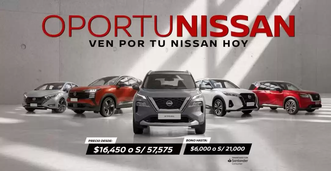 Catálogo Nissan | Oportunissan | 2026-06-11T00:00:00.000Z - 2026-07-31T00:00:00.000Z