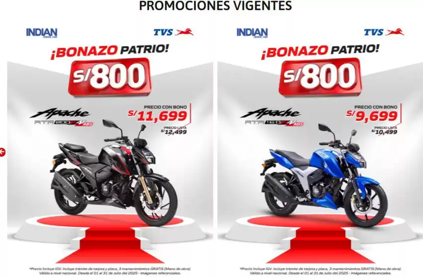Catálogo Apache en Cajamarca | Promociones vigentes | 2025-07-16T00:00:00.000Z - 2025-07-31T00:00:00.000Z