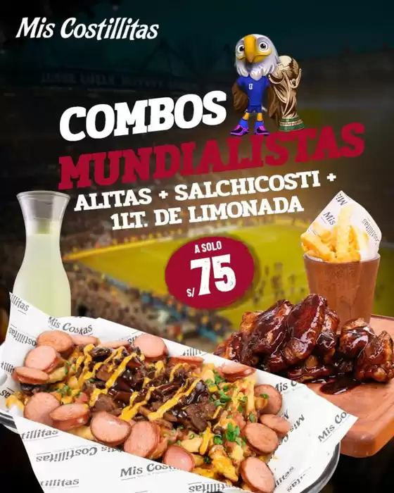 Catálogo Mis Costillitas en Callao | Combos Mundialistas  | 2026-06-12T00:00:00.000Z - 2026-07-31T00:00:00.000Z