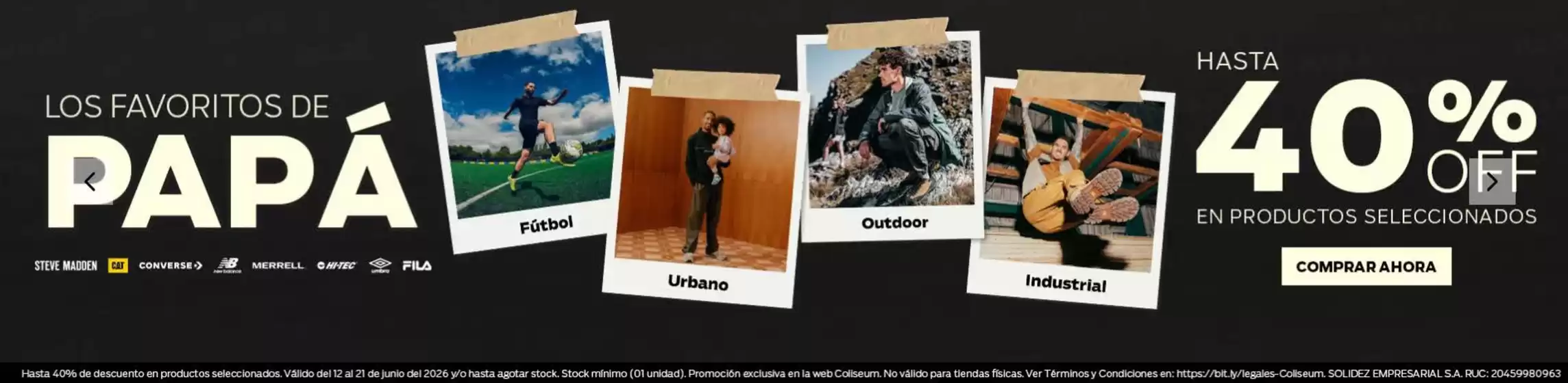 Catálogo Coliseum | Los favoritos de Papa | 2026-06-12T00:00:00.000Z - 2026-06-21T00:00:00.000Z