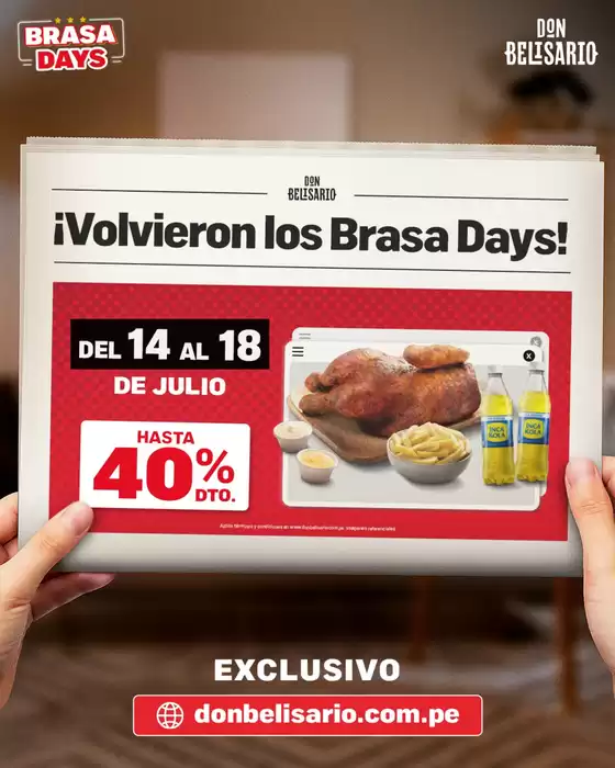 Catálogo Don Belisario | Volvieron los Brasa Days  | 2025-07-18T00:00:00.000Z - 2025-07-18T00:00:00.000Z