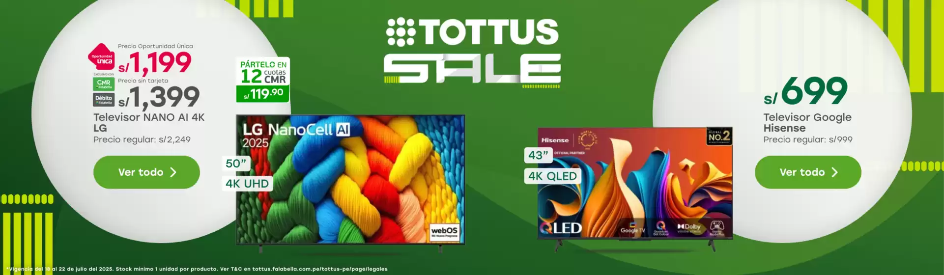 Catálogo Tottus |  Tottus sale  | 2025-07-18T00:00:00.000Z - 2025-07-22T00:00:00.000Z
