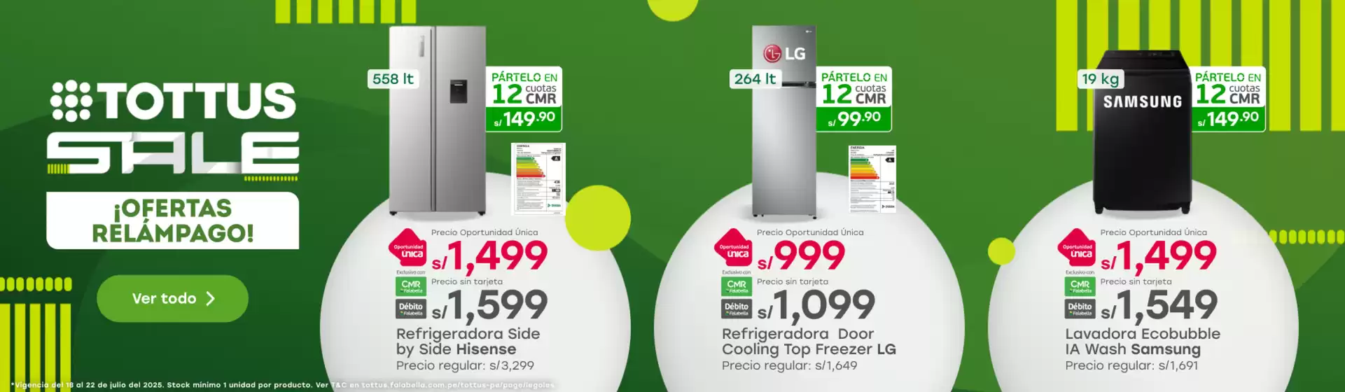  Tottus sale 