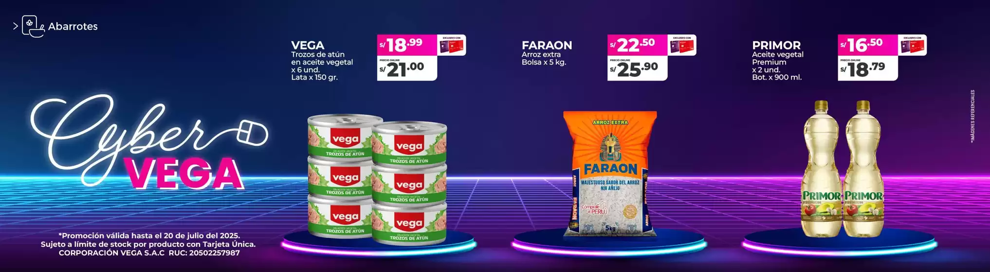 Catálogo Vega | Cyber Vega  | 2025-07-18T00:00:00.000Z - 2025-07-20T00:00:00.000Z