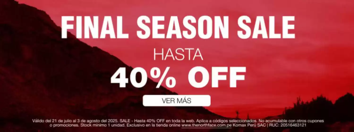 Final Season Sale 