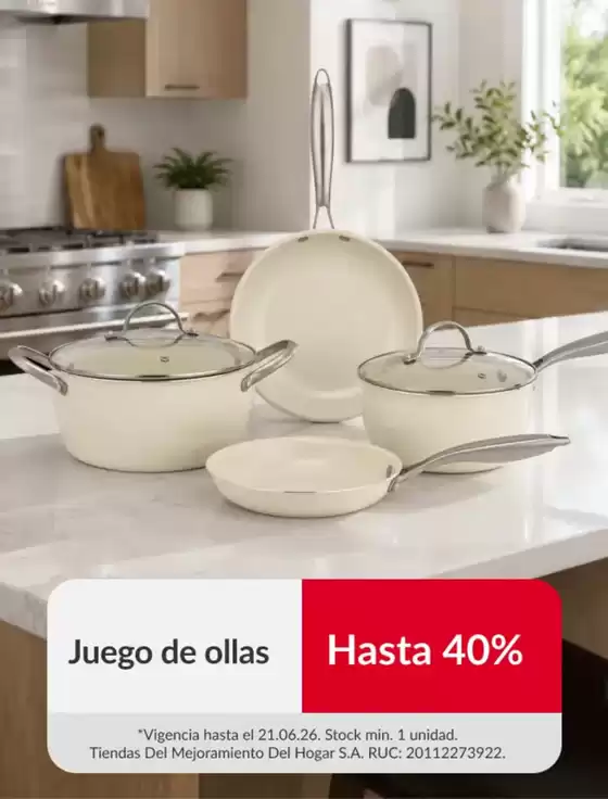 Catálogo Sodimac en Cayma | Ofertas especiales atractivas para todos | 2026-06-16T00:00:00.000Z - 2026-06-21T00:00:00.000Z