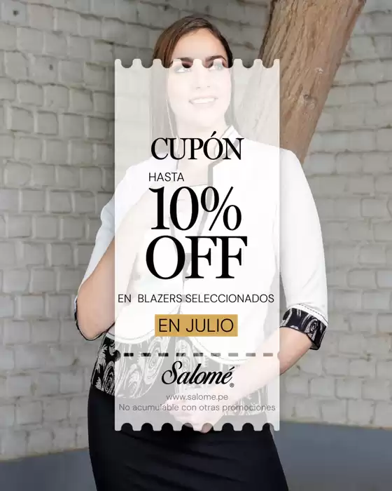 Catálogo Salomé Collection | Hasta 10%off cupon  | 2025-07-24T00:00:00.000Z - 2025-07-31T00:00:00.000Z