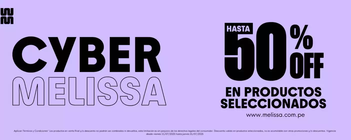 Catálogo Melissa | Cyber Melissa  | 2025-07-24T00:00:00.000Z - 2025-07-31T00:00:00.000Z