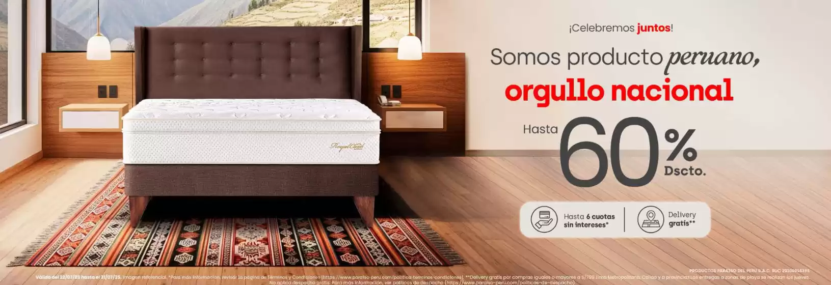 Somos productos peruano orgullo nacional