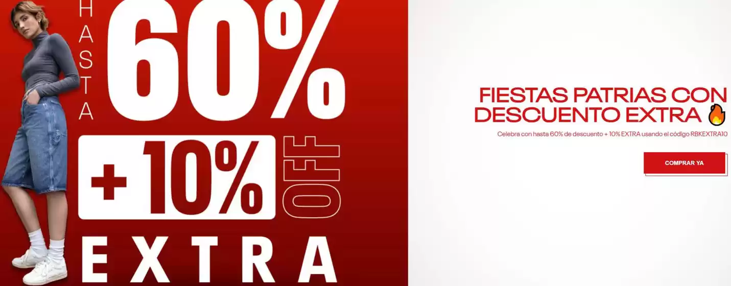 Catálogo Reebok | Fiestas patrias con dscto extra  | 2025-07-29T00:00:00.000Z - 2025-07-31T00:00:00.000Z