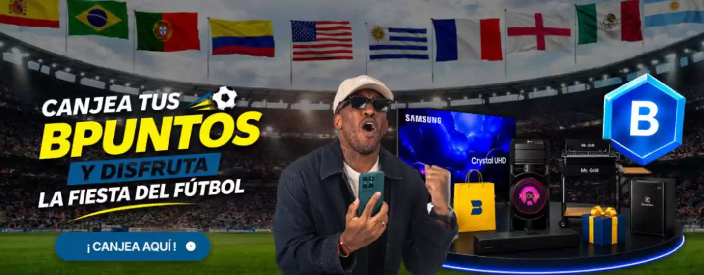 Catálogo Bitel en Laredo | Canjea tus Bpuntos y disfruta la fiesta del futbol | 2026-06-17T00:00:00.000Z - 2026-07-31T00:00:00.000Z