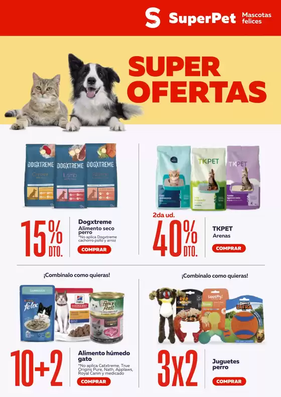 Catálogo Superpet en Puerto Maldonado | Ofertas principales para todos los clientes | 2026-06-18T00:00:00.000Z - 2026-07-02T00:00:00.000Z
