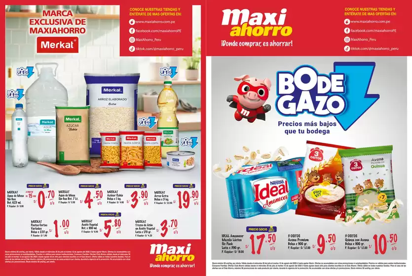 Catálogo MaxiAhorro | Bodegazo  | 2025-07-30T00:00:00.000Z - 2025-08-12T00:00:00.000Z