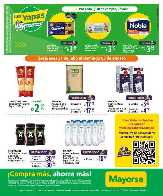  Los infaltables