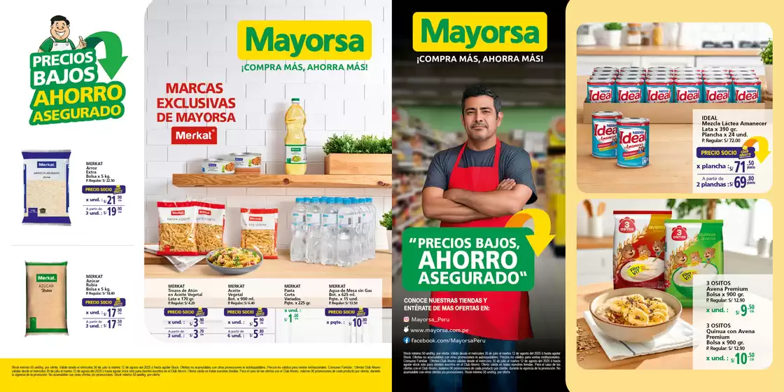 Catálogo Mayorsa | Precios Bajos ahorro asegurado | 2025-07-30T00:00:00.000Z - 2025-08-12T00:00:00.000Z