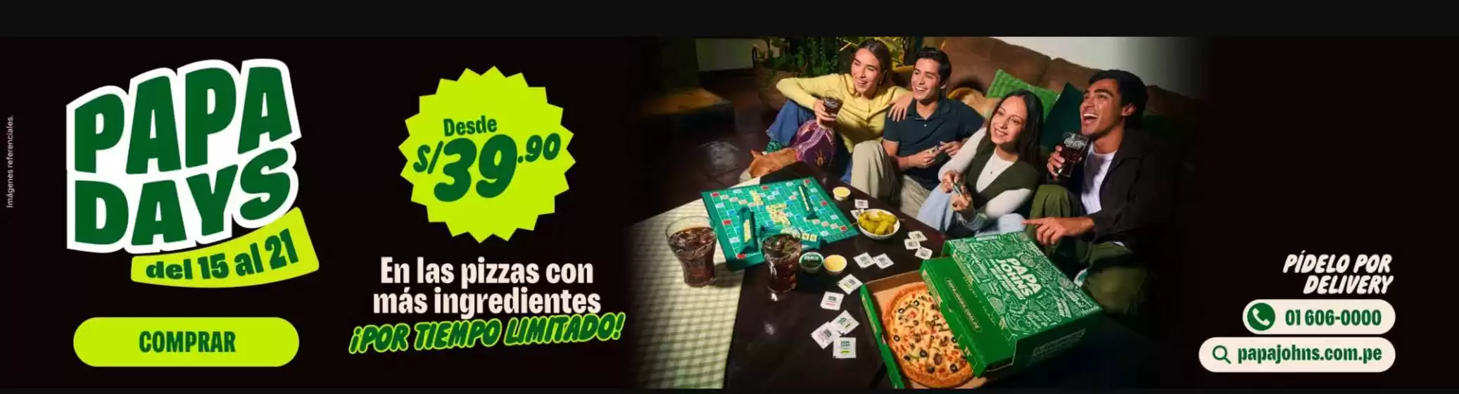 Catálogo Papa John's | Papa Days | 2026-06-18T00:00:00.000Z - 2026-06-21T00:00:00.000Z