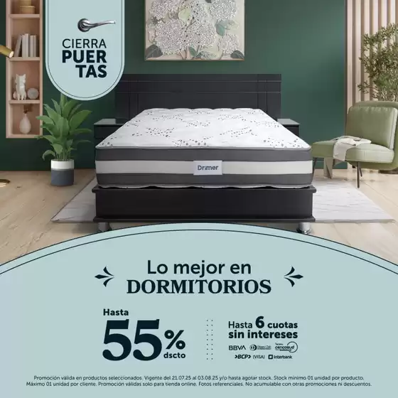 Catálogo Drimer en Callao | Lo mejor en dormitorios  | 2025-07-21T00:00:00.000Z - 2025-08-03T00:00:00.000Z