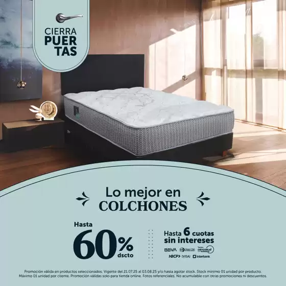 Lo mejor en colchones 