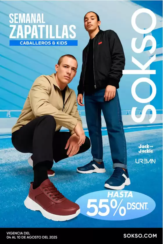 Catálogo Sokso en Chimbote | SEMANAL ZAPATILLAS  | 2025-08-04T00:00:00.000Z - 2025-08-10T00:00:00.000Z