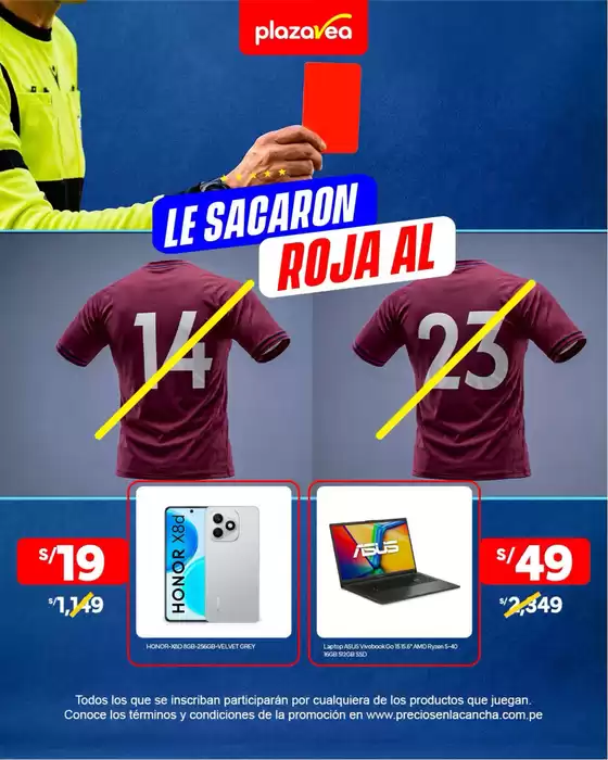 Catálogo Plaza Vea | Le sacaron roja Al | 2026-06-19T00:00:00.000Z - 2026-07-31T00:00:00.000Z