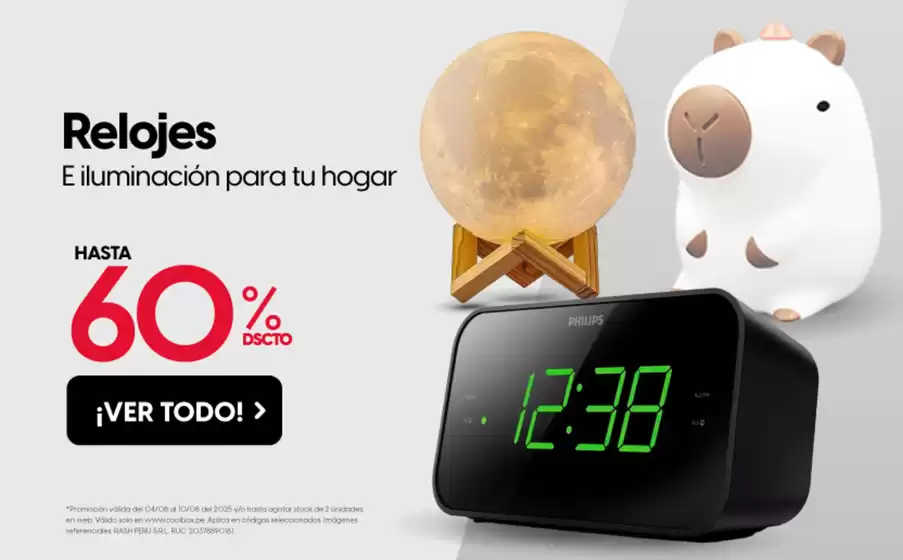 Catálogo Coolbox en Huacho | Oferta especial  | 2025-04-08T00:00:00.000Z - 2025-10-08T00:00:00.000Z