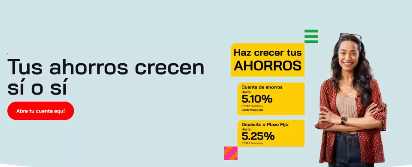 Tus ahorros crecen si o si!