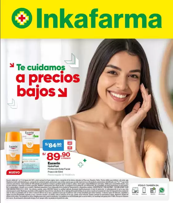 Catálogo InkaFarma en Arequipa | Te cuidamos a precios bajos  | 2025-08-06T00:00:00.000Z - 2025-08-31T00:00:00.000Z