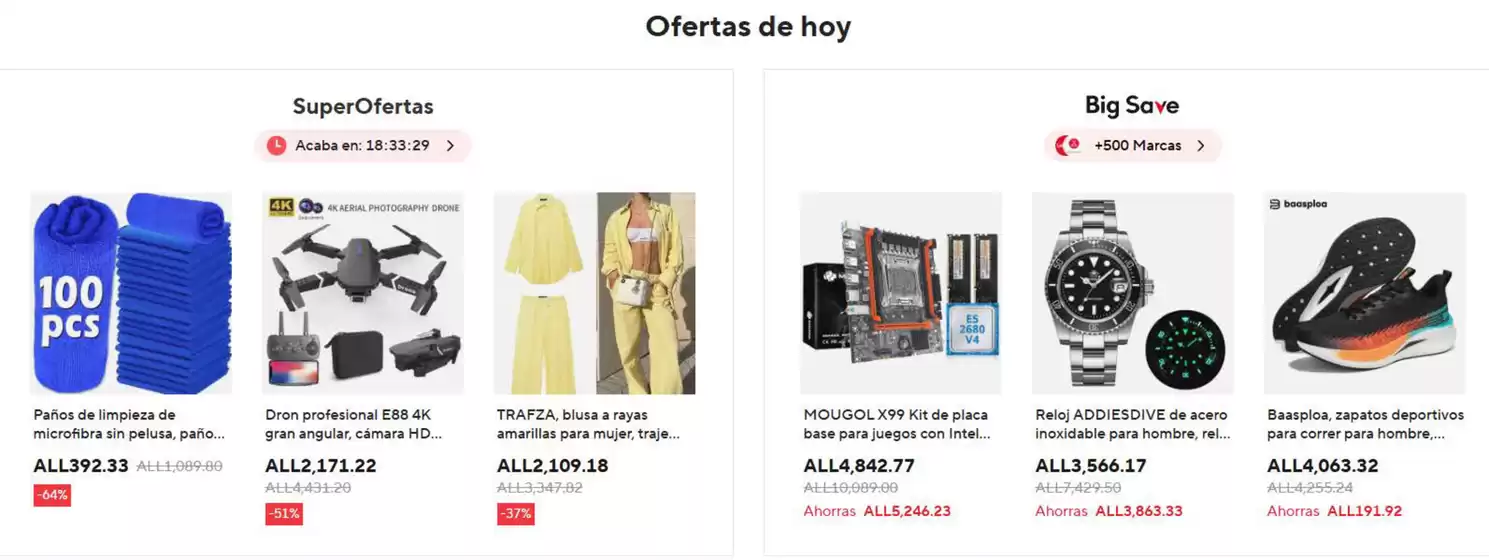 Catálogo Ali Express | Solo Hoy! | 2025-08-11T00:00:00.000Z - 2025-08-11T00:00:00.000Z