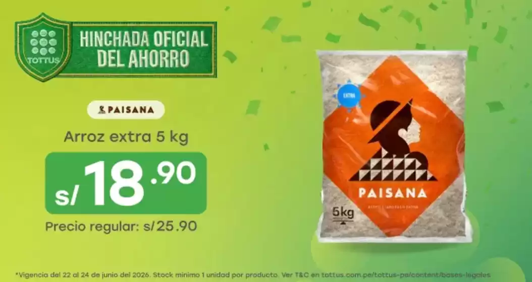Catálogo Tottus | Descubre ofertas atractivas | 2026-06-22T00:00:00.000Z - 2026-06-24T00:00:00.000Z