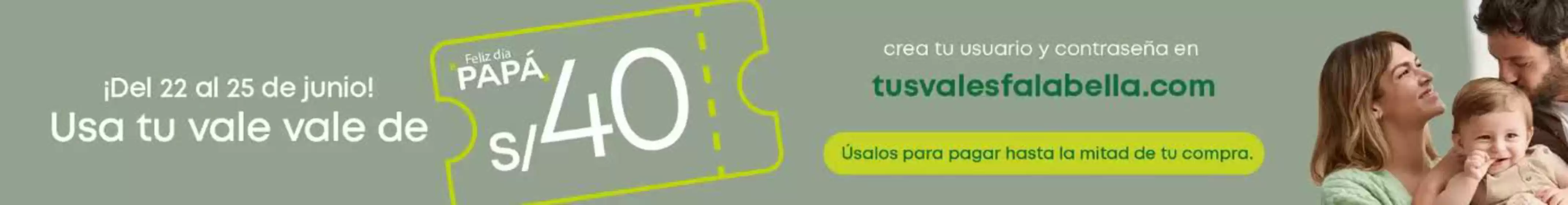 Catálogo Falabella | Feliz dia Papa! | 2026-06-24T00:00:00.000Z - 2026-06-25T00:00:00.000Z