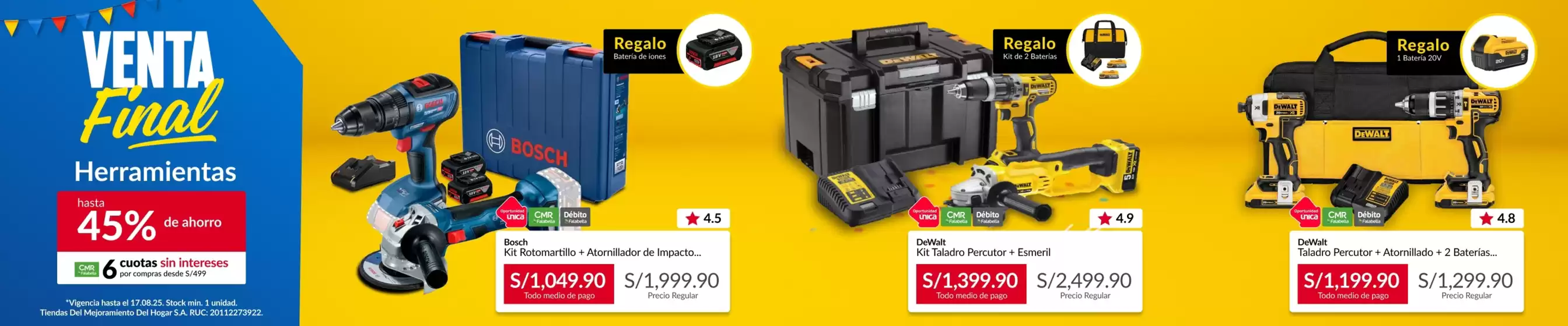 Catálogo Sodimac | Herramientas  | 2025-08-12T00:00:00.000Z - 2025-08-17T00:00:00.000Z