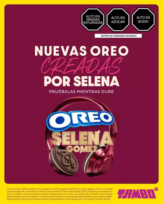Catálogo Tambo | Nuevas oreo  | 2025-08-04T00:00:00.000Z - 2025-08-31T00:00:00.000Z