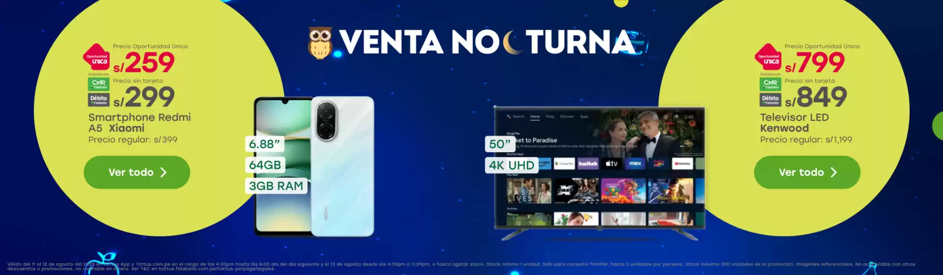 Catálogo Tottus | Venta no turna  | 2026-08-11T00:00:00.000Z - 2026-08-13T00:00:00.000Z