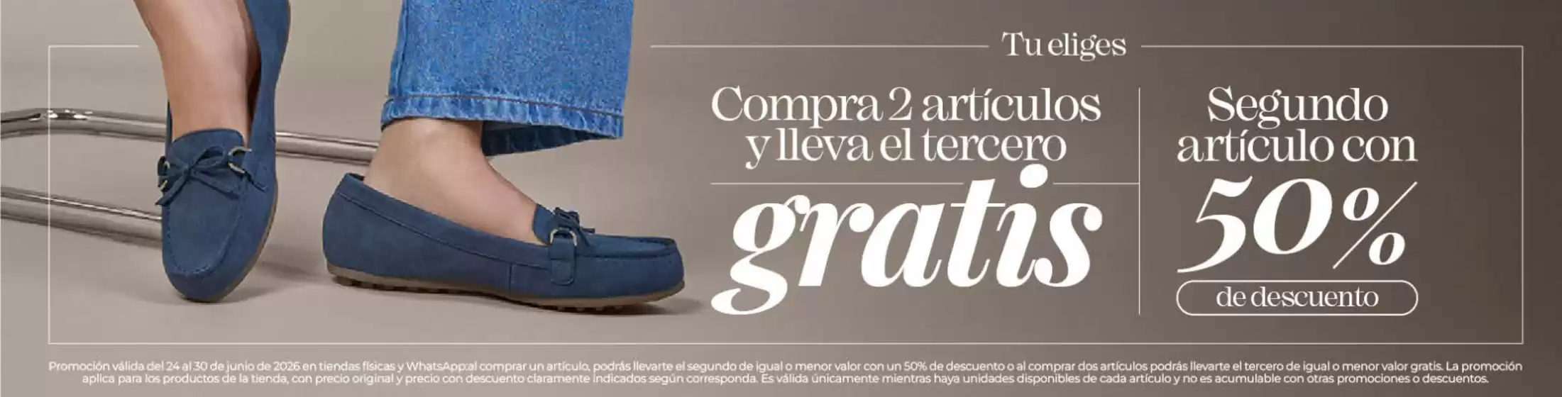 Catálogo Payless en Ica | Compra 2 articulos y lleva el tercero gratis  | 2026-06-25T00:00:00.000Z - 2026-06-30T00:00:00.000Z