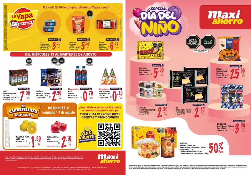 Catálogo MaxiAhorro en Lurín | Dia del Nino  | 2025-08-13T00:00:00.000Z - 2025-08-26T00:00:00.000Z