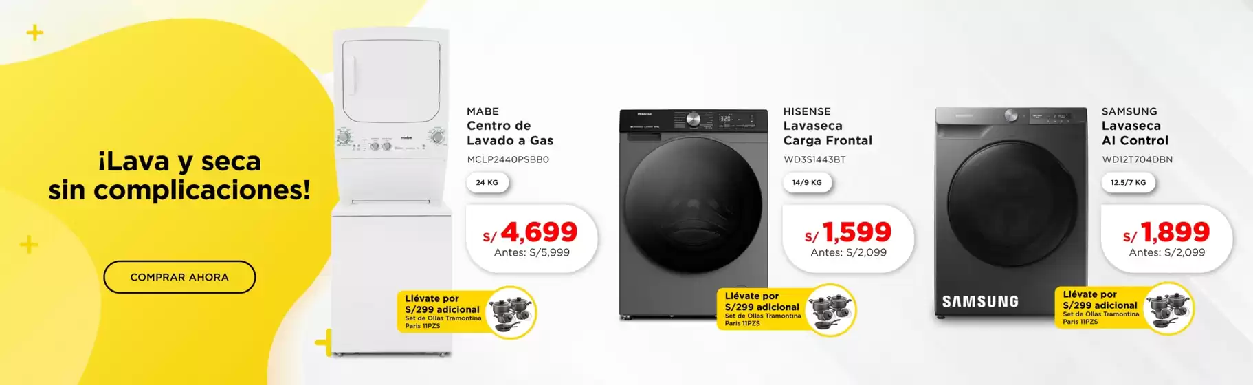 Llava y seca sin conplicaciones 