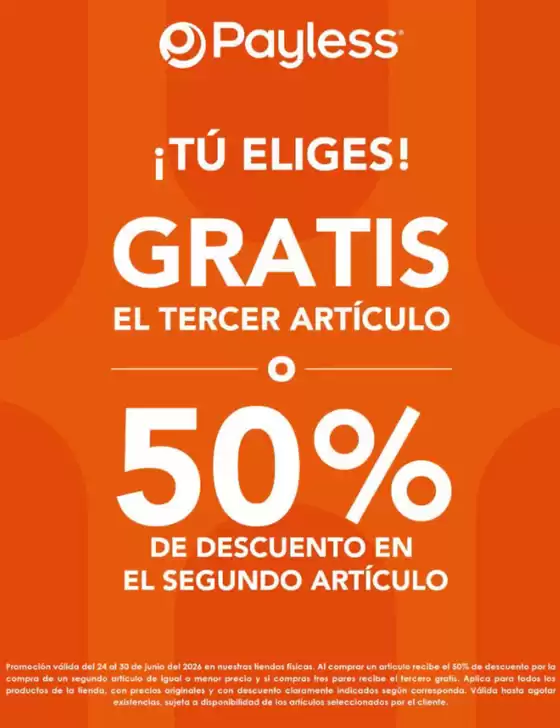 Catálogo Payless | 50%de descuento  | 2026-06-26T00:00:00.000Z - 2026-06-30T00:00:00.000Z
