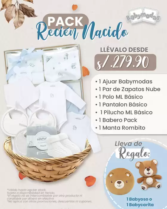 Catálogo Baby Modas | Pack recien nacido  | 2025-08-15T00:00:00.000Z - 2025-08-31T00:00:00.000Z