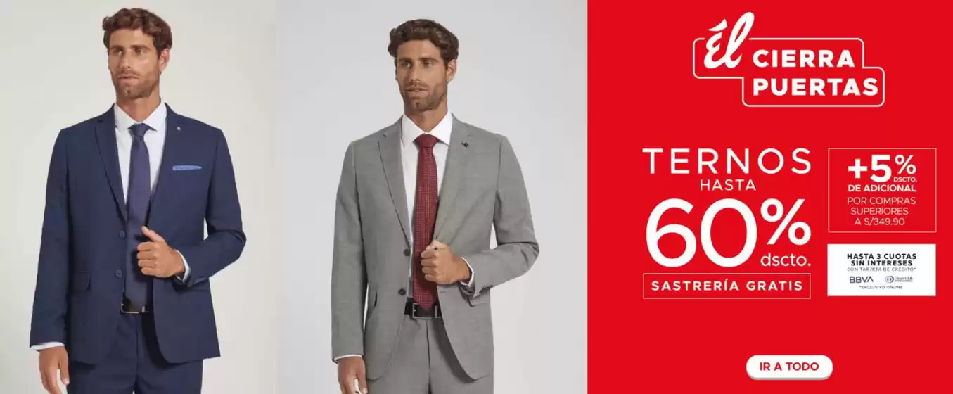 Catálogo Tiendas Él |  Él cierra puertas  | 2025-08-18T00:00:00.000Z - 2025-08-31T00:00:00.000Z