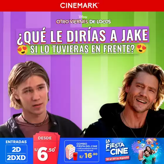 Catálogo Cinemark | La fiesta del Cine  | 2025-08-18T00:00:00.000Z - 2025-08-20T00:00:00.000Z