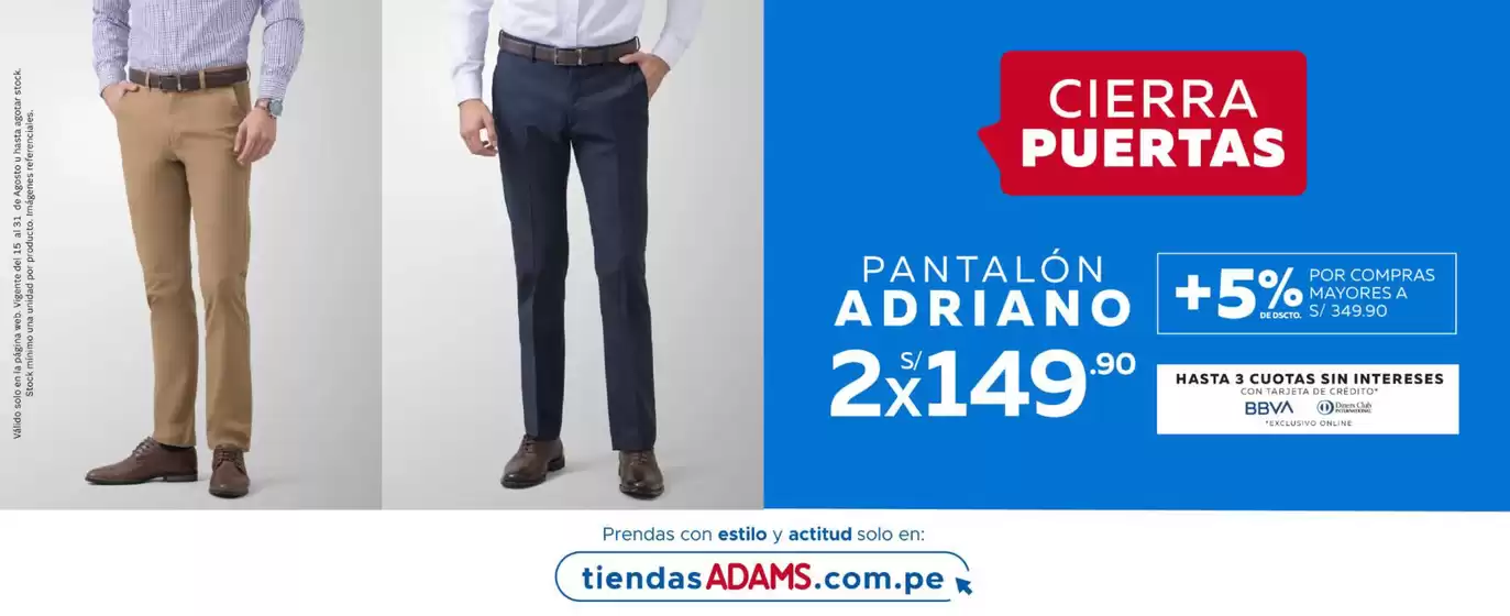 Catálogo Adams | Cierra Puertas  | 2025-08-19T00:00:00.000Z - 2025-08-31T00:00:00.000Z