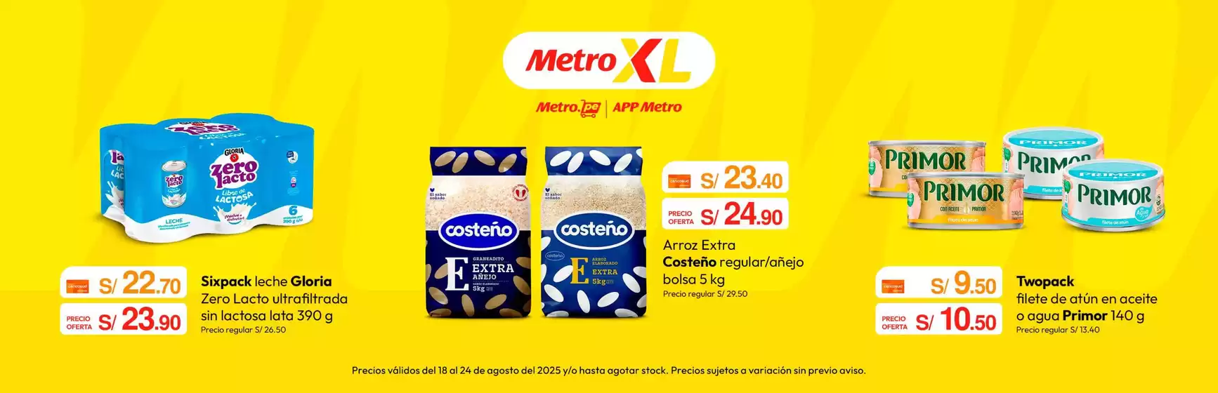 Catálogo Metro