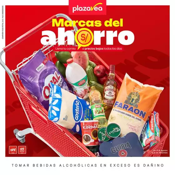 Catálogo Plaza Vea |  MARCAS DEL AHORRO | 2025-08-18T00:00:00.000Z - 2025-09-14T00:00:00.000Z