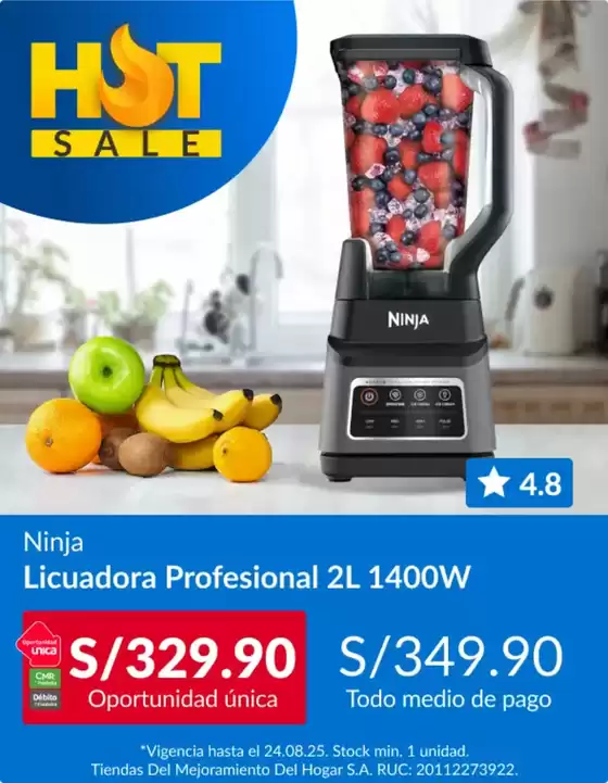 Catálogo Sodimac | Ninja | 2025-08-19T00:00:00.000Z - 2025-08-24T00:00:00.000Z