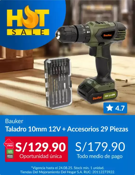 Catálogo Sodimac | Bauker  | 2025-08-19T00:00:00.000Z - 2025-08-24T00:00:00.000Z