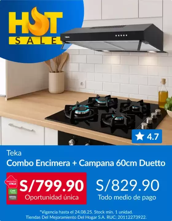 Catálogo Sodimac | Teka | 2025-08-19T00:00:00.000Z - 2025-08-24T00:00:00.000Z