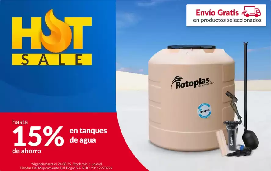Catálogo Sodimac | Hasta 15% en tanques de agua  | 2025-08-19T00:00:00.000Z - 2025-08-24T00:00:00.000Z