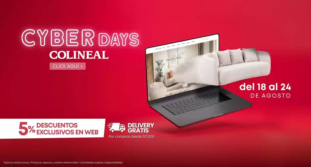 Catálogo Colineal | Cyber Days  | 2025-08-18T00:00:00.000Z - 2025-08-24T00:00:00.000Z